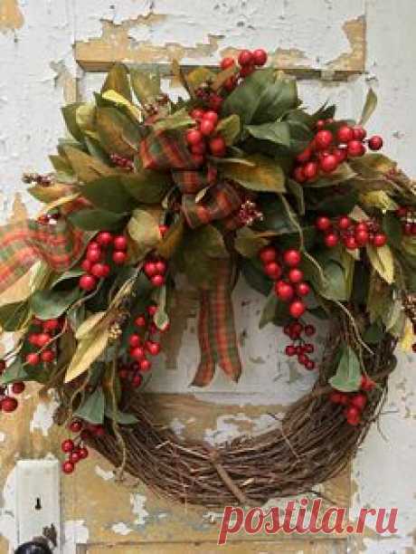 Fall Wreath for Front Door Autumn Wreath Rustic Wreath