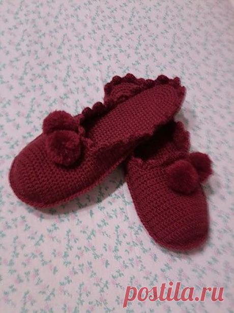 Домашние тапки - Волшебная ниточка — я.ру