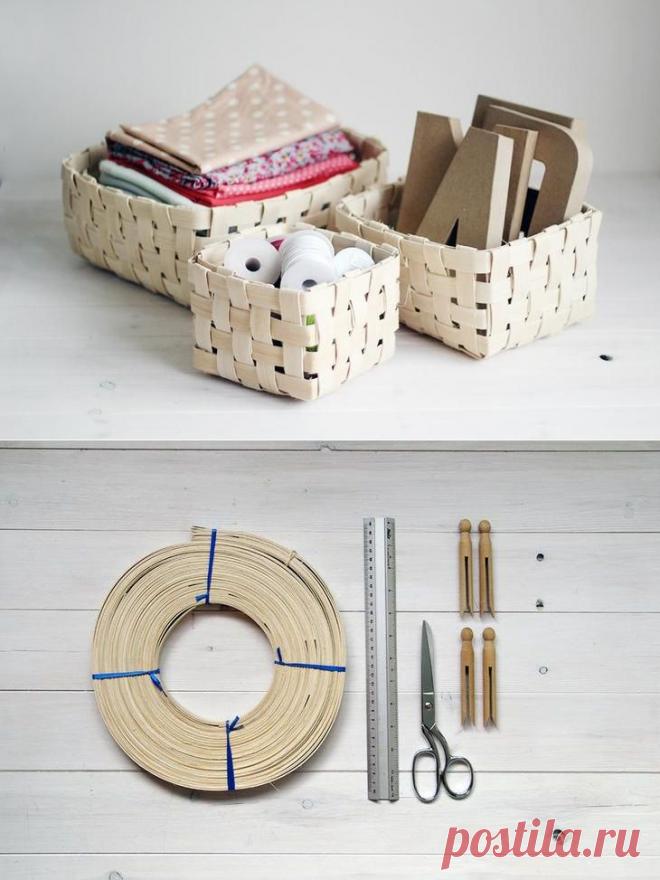 Как сплести корзинку из бересты