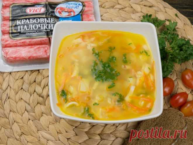 Суп из крабовых палочек - Простые рецепты Овкусе.ру