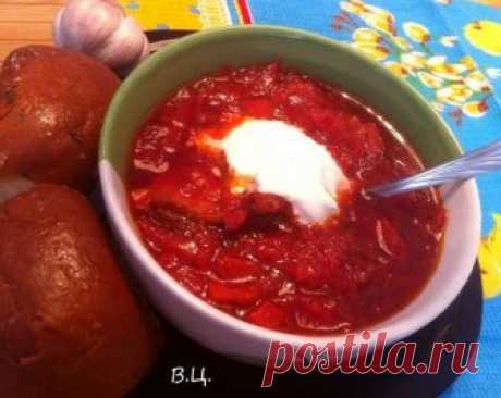 Наваристый борщ по книге "О вкусной и здоровой пище" 1977г Вкусный, ароматный, самый лучший!