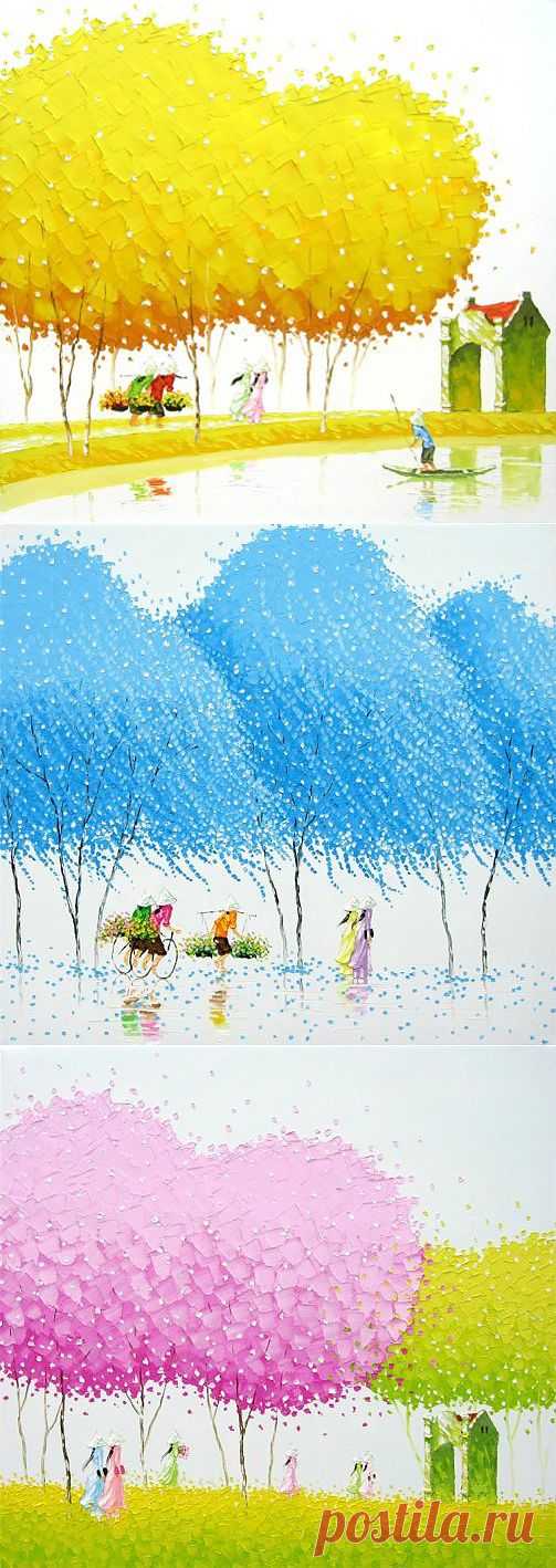 Художник из Вьетнама – Phan Thu Trang | Лучшее в интернете.
