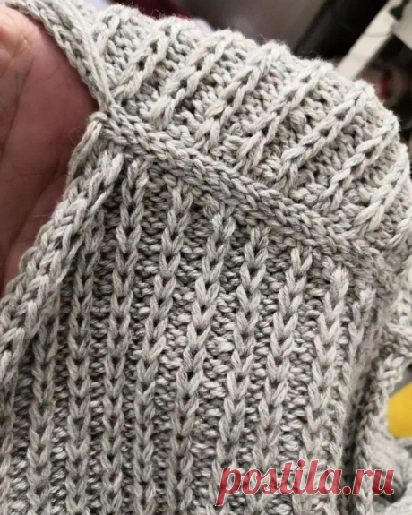 Сшиваем плечо красиво...