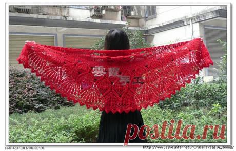 Вязание крючком - шали