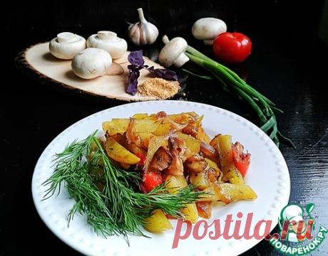 Картофель с грибами в рукаве