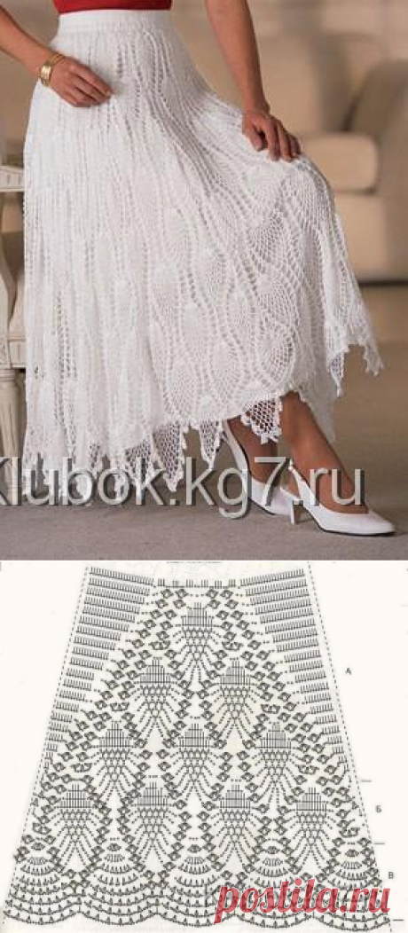 Белоснежная юбка | Клубок