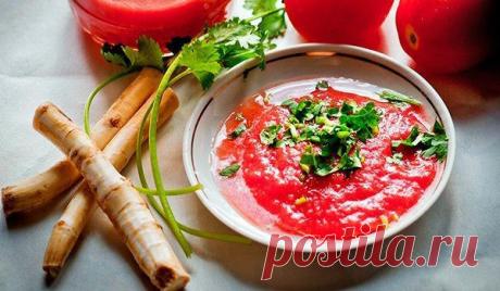 АДЖИКА ДОМАШНЯЯ С ХРЕНОМ