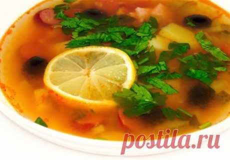 Солянка мясная рецепт – супы