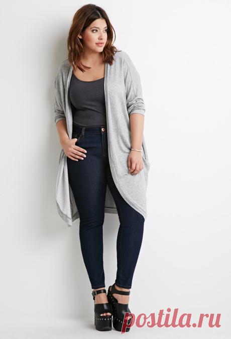 Plus Size Classic Skinny Jeans (Short) | Forever 21 PLUS - 2000132074