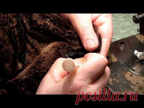 Реставрация/ремонт дубленки. Ремонт петель. Часть 2 - YouTube