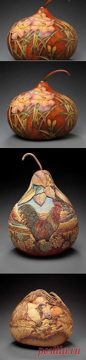 Тыквенная резьба Мэрилин Сандерленд (Marilyn Sunderland)