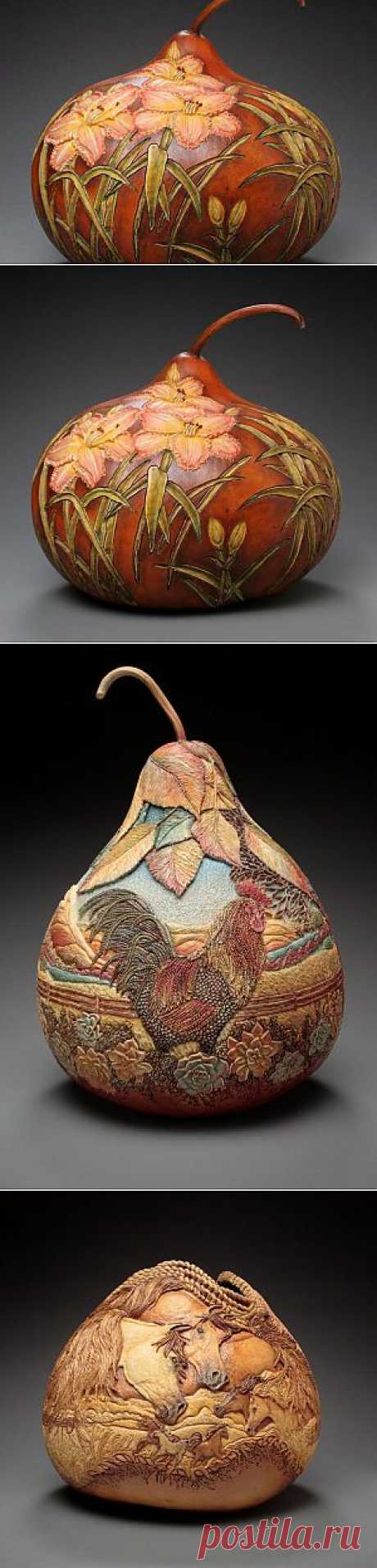 Тыквенная резьба Мэрилин Сандерленд (Marilyn Sunderland)