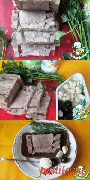 Маринованный заливной говяжий язык