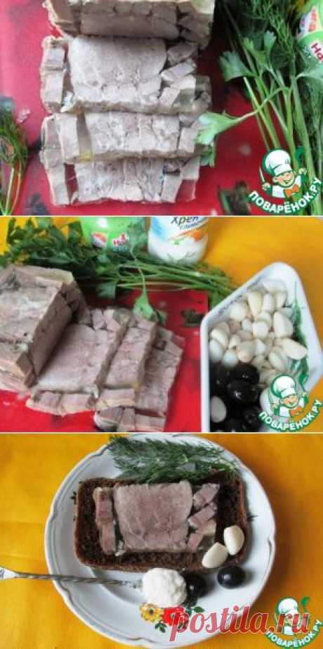 Маринованный заливной говяжий язык