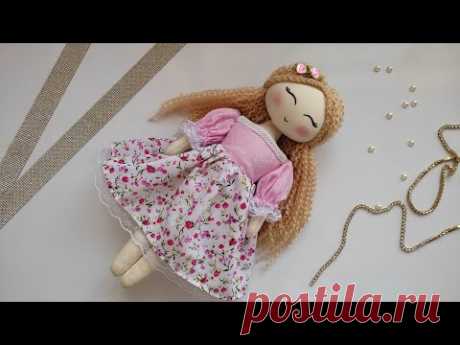 "Create Your Own Beautiful Fabric Rag Doll: Step-by-Step Tutorial "Free Pattern