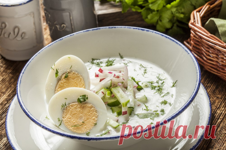 Холодный суп бабушки Надэ рецепт – армянская кухня: супы. «Еда»