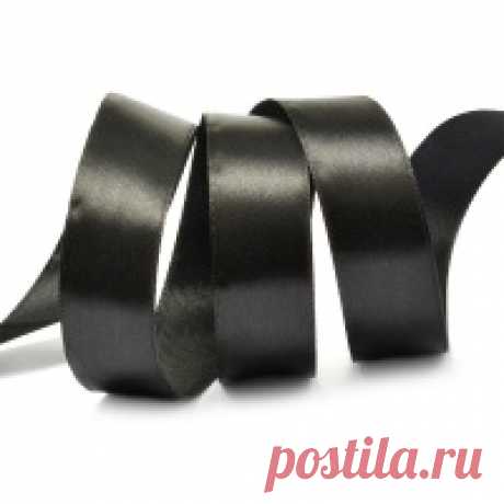 Лента атласная 1" (25мм) цв.3173 черный IDEAL уп.27,4 м Лента атласная 1" (25мм) цв.3173 черный IDEAL уп.27,4 м