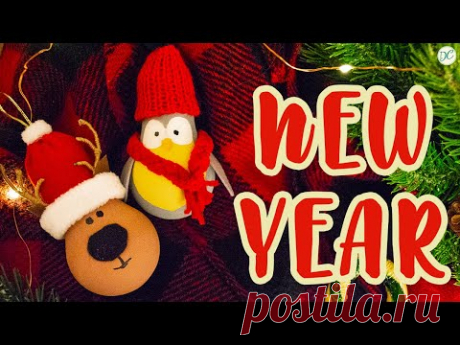 Елочные Игрушки Своими Руками Из Мусора! Переделываю Старые Лампочки!