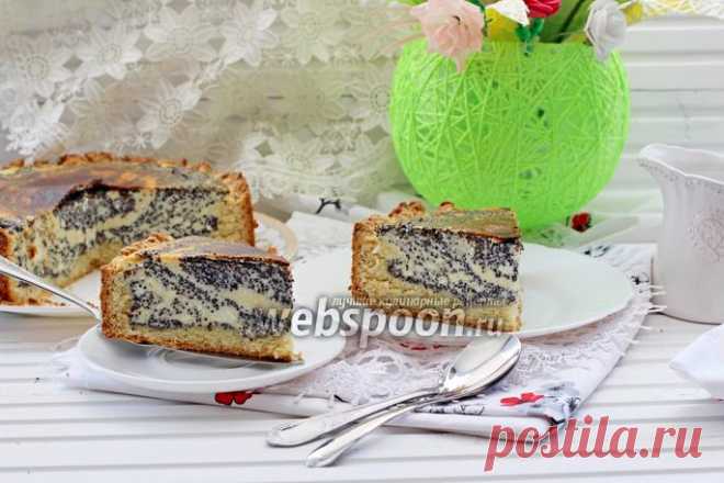 Творожно-маковый пирог на песочном тесте рецепт с фото, как приготовить на Webspoon.ru