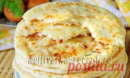 Лепешки с начинкой на сковороде. Рецепт лепешек на кефире