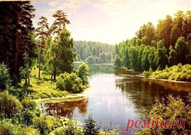 Невероятные картины Сергея Басова. Смотришь и отдыхаешь душой