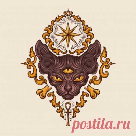 Векторная абстракция, черная кошка с тремя глазами Более миллиона свободных векторов, PSD, фотографии и бесплатные иконки. Эксклюзивные халявы и все графические ресурсы, которые необходимые для ваших проектов