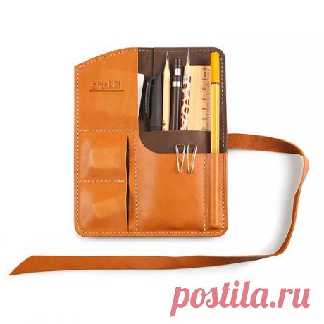 Пенал кожаный 'Painter' купить в интернет-магазине PichShop, цена в Москве