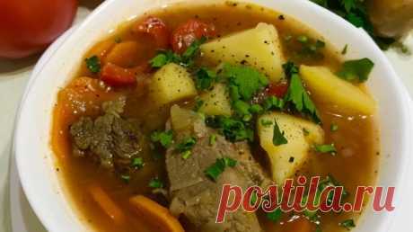 Шурпа с говядиной | Кулинарные рецепты