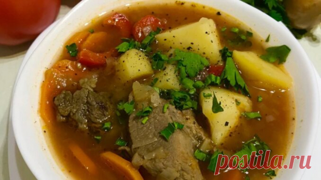 Шурпа с говядиной | Кулинарные рецепты