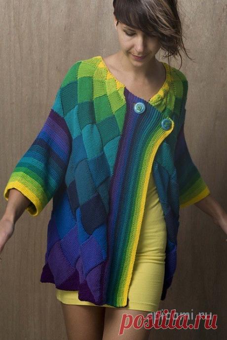 Вязание в технике энтерлак (мастер-классы, модели с описанием) | Своими руками