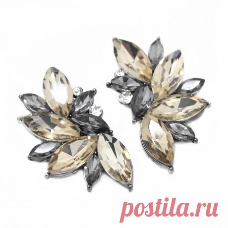 2015 новое оптовая продажа винтажный дизайн кристалл серьги мода женщин заявление серьгу для женщин мода pendientes купить на AliExpress