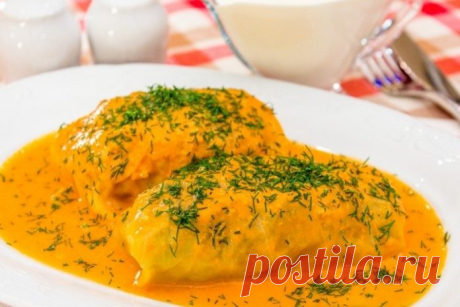 Очень вкусные голубцы в томатном соусе - объедение!