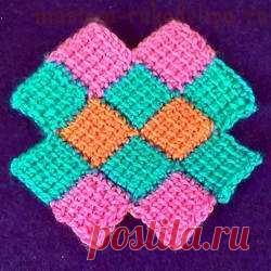 Видео мастер-класс: Энтерлак тунисским вязанием