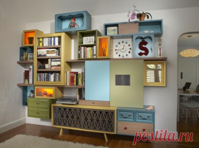 Необычная стенка Модная одежда и дизайн интерьера своими руками