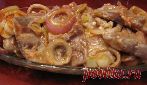 Сельдь маринованная по-корейски