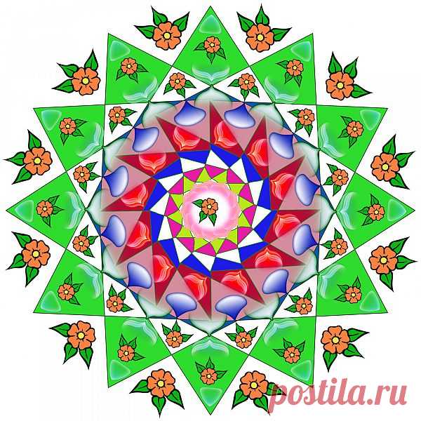Digital Mandala  Free Stock Photo HD - Public Domain Pictures