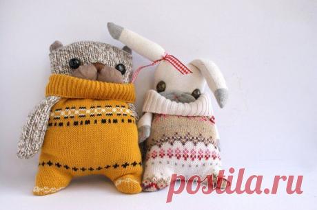 theRemakerie: игрушки из старых свитеров (трафик) / или кардиган: вторая жизнь / ВТОРАЯ УЛИЦА