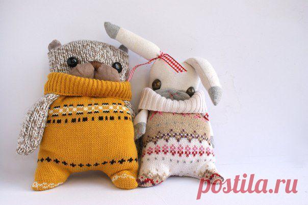 theRemakerie: игрушки из старых свитеров (трафик) /  или кардиган: вторая жизнь / ВТОРАЯ УЛИЦА