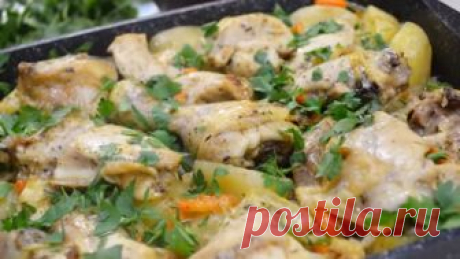 Курица с картошкой и майонезом в духовке: простой рецепт