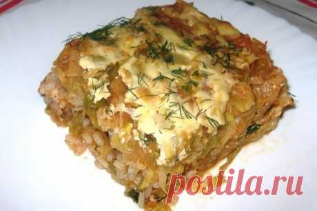 Слоеная запеканка «Ленивые голубцы», рецепт — Вкусо.ру