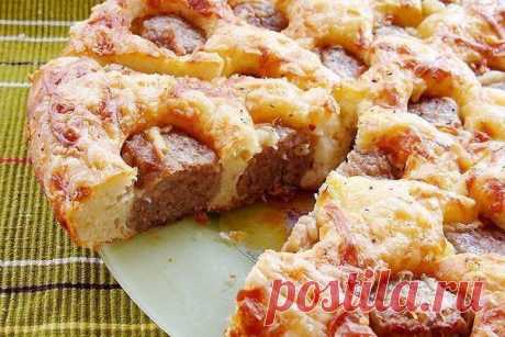 ИЗУМИТЕЛЬНО ВКУСНЫЙ ПИРОГ С ФРИКАДЕЛЬКАМИ