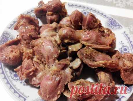 Копченые куриные желудки - кулинарный рецепт на Повар.ру