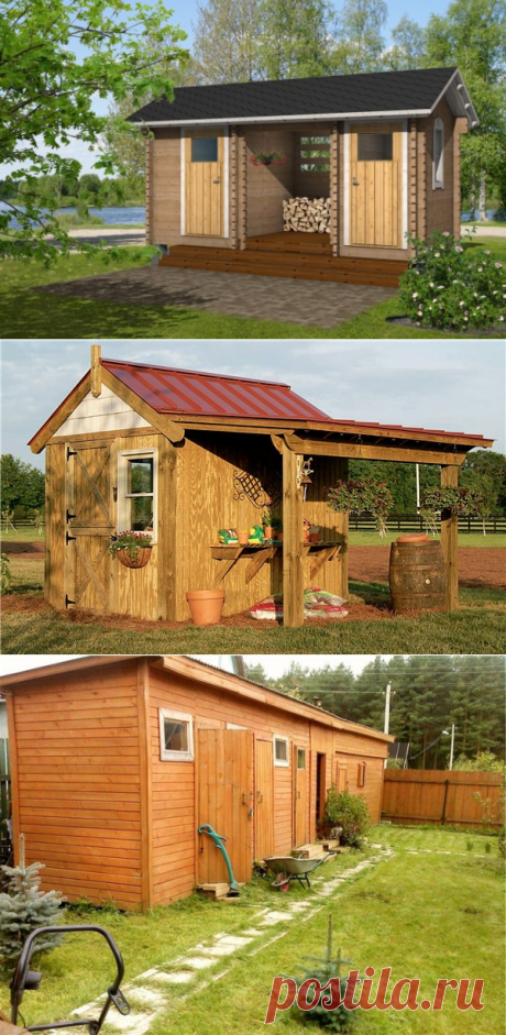 САРАЙ НА ДАЧНОМ УЧАСТКЕ