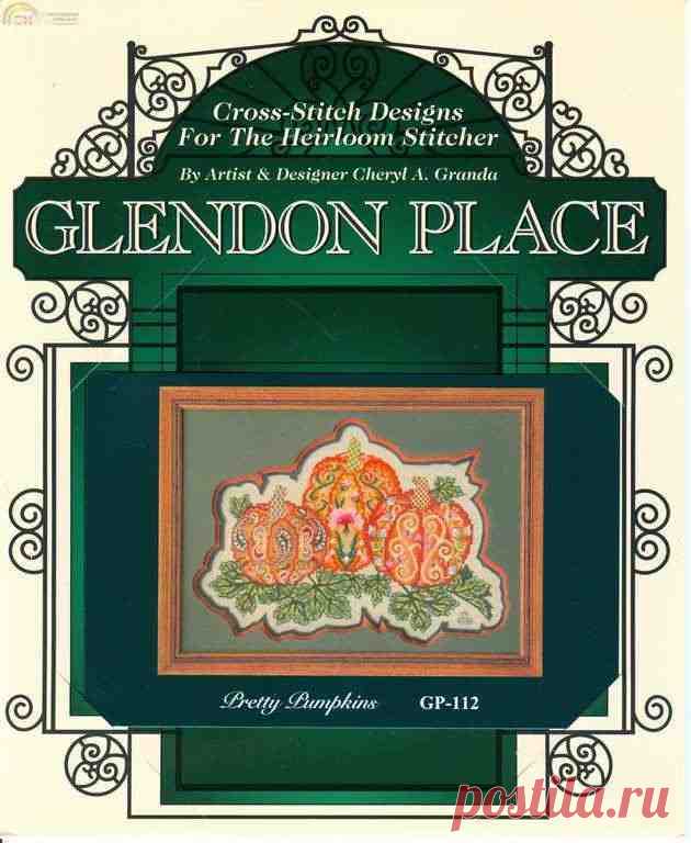Glendon Place GP-112 - Pretty Pumpkins - вышивка крестом Общение / загрузка (Не могу опубликовать только в новой теме) - Вышивка крестом Сканированные шаблоны-PinDIY.com