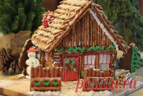 Домики из соломки