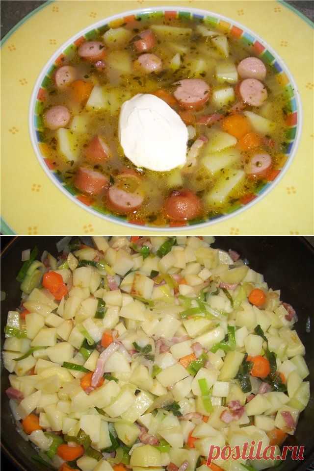 Картофельный суп : Первые блюда