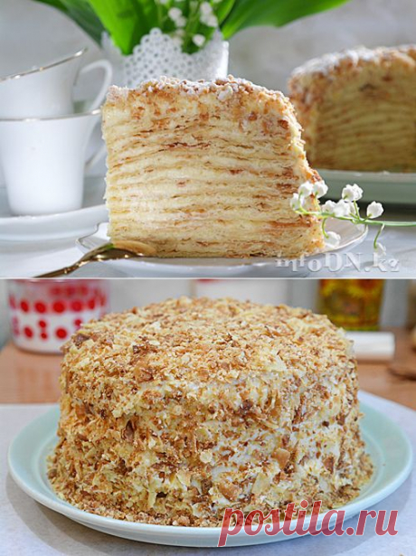 Торт Наполеон самый вкусный + новый сайт &quot;ПИРОГИ&quot;. Отличные рецепты!!!