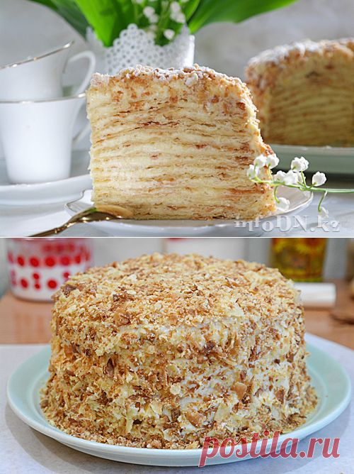 Торт Наполеон самый вкусный + новый сайт "ПИРОГИ". Отличные рецепты!!!