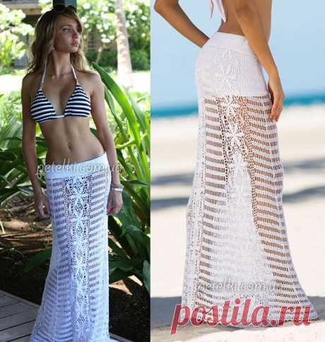 Схемы вязаных юбок, шорт, брюк крючком и спицами