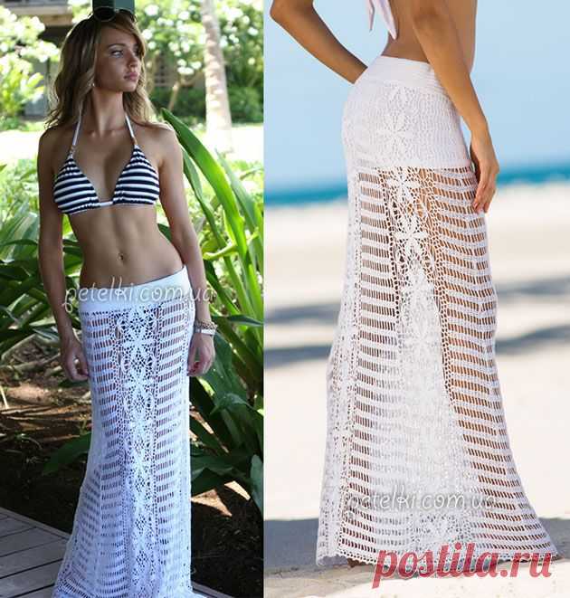 Схемы вязаных юбок, шорт, брюк крючком и спицами